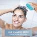 Shower Brush & Shampoo Brush with Long Handle - Body Brush with Bristles and Loofah Back Scrubber for Wet/Dry Bath - Buy Online on GoSupps.com