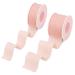 Lash Tape for Eyelash Extensions 2 Rolls Adhesive Fabric Eyelash Tape Silicone Gel Breathable Micropore Fabric Tape for Ladies Makeup Easy to Remove 3.9 Yard Length/Rolls 2 Widths
