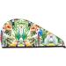 Toucans Parrot Palm Tree Coral Velvet Hair Cap Quick-Dry Towel Wrap for Men & Women | Ideal Travel & Home Use - Buy Online on GoSupps.com