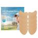 Nuyhgtr Outdoor Sun Protection Patch UV Protection Face Patch Face Patch Facial Sunscreen Patch Clear UV Facial Patch Face Sun Protection Stickers Versatile Sun Patch for UV Protection