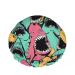 AOYEGO Shark Shower Head Cap Sea Ocean Fish Angry Sharks Wide Mouth White Teeth Aqua Bath Hats for Women Men Girls Long Hair Large Waterproof Reusable Caps One Size Multi-D237
