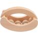 Saluaqui Wooden Massage Roller with 10 Pearls - Handheld Massager for Back Neck Foot & Deep Tissue Muscle Relief - Buy Online on GoSupps.com