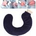 Bagima U-Shaped Heat Bottle Heating Pillows - Soft Rubber Hot Water Bottle for Winter Neck Therapy - Removable Fabric Cover (Navy Blue) - Buy Online on GoSupps.com