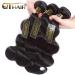 QTHAIR 12A Brazilian Virgin Hair Body Wave 3 Bundle Pack - 16 18 20 inch 300g | Unprocessed Human Hair Extensions - Buy Online on GoSupps.com