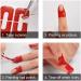 POFET 50pcs Red Disposable Peel Off Tape | Nail Art Leak-proof Skin Barrier Polish Protector Cover Guard - Perfect for Manicures - Buy Online on GoSupps.com