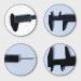 6 Inch Eyebrow Measuring Ruler Set - Brow Mapping Tool for Precision Tattoo and Makeup - Mini Vernier Caliper Double Scale Plastic Ruler - 5PCS (Black) - Buy Online on GoSupps.com