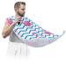 Beard Bib Apron Beard Bib Hair Catcher for Men Shaving and Trimming Non-Stick Waterproof Beard Cape Grooming Cloth Flamingo Paint