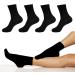 Diabetic Ankle Socks for Men & Women-Wide Non Binding Socks Quarter Length Socks for Women & Men (4PAIRSBLACK) - Buy Online on GoSupps.com