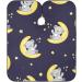 Waterproof Barber Cape - Cute Teddy Bear on Moon & Cheetah Haircut Bib for Men & Women | Unisex Hair Cutting Cape - Buy Online on GoSupps.com