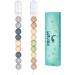 Pacifier Clips Baby Boys Girls 2 Pack (Green-Grey)