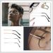 Iplusmile Glasses Legs Replacement - 2 Pairs Brille Temple for Optimal Fit & Comfort | International Shipping Available - Buy Online on GoSupps.com