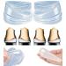 3 Layers Adjustable Heel Correction Insoles for Supination & Pronation Correction Correction Medial & Lateral Heel Insoles for Foot Alignment (Transparent L (8-12 Women 7.5-14 Men)) L (8-12 Women 7.5-14 Men) Transparent