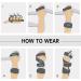 Buy OSK Soft Functional Resting Hand Splint with Finger Separator - Stroke Hand Brace & Carpal Tunnel Wrist Brace | Right Large - International Shipping Available - Buy Online on GoSupps.com