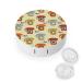 Retro Phone Contact Lens Travel Kit Portable Cute Contact Box with Mirror for Daily Outdoor