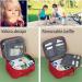 Zimohe 2PCs Large Waterproof Medication Bag - Empty Medicine Storage for Home Office Camping & Auto | Red M - Buy Online on GoSupps.com