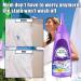 DINNIWIKL Urcstyle Stain Remover Urcstyle Laundry Stain Remover Active Enzyme Laundry Stain Remover Active Enzyme Detergent Stain Remover Laundry Stain Quik Sure (2PCS-Purple) - Buy Online on GoSupps.com
