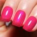 Imtiti Ice Neon Pink Gel Nail Polish 15 ml Sheer Jelly Hot Pink Translucent Colour UV/LED Soak Off Gel Polish for DIY Nail Art Manicure at Home 1 Piece