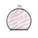 JHKKU Zebra Print Portable Folding Travel Makeup Mirror Small Compact Double Sided Mirror Magnifying Mirror Handheld Mirror