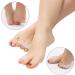 Toe Separator Bunion Corrector for Women Men - Toe Straightener with 2 Loops - Restore Toes Shape - 2 Pairs White - Buy Online on GoSupps.com
