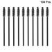 200 Pcs Makeup Mascara Wands | Eyelash Applicators | Black - Perfect for Professionals & DIY Beauty - Buy Online on GoSupps.com