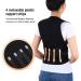 Wgust Lumbar Vertebrae Belt - Adjustable Posture Support for Men & Women | Heating Waist Band for Lower Back Pain Relief & Sciatica - Size L/Black - Buy Online on GoSupps.com