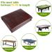 iCOVER 8ft Brown Waterproof Pool Table Cover - Heavy Duty Leatherette Billiard Table Protector - Buy Online on GoSupps.com