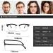 Buy LNTICB Blue Light Glasses - Retro Anti-UV Computer Reading Glasses for Eye Fatigue Relief | Unisex Silver & Black Frames - Buy Online on GoSupps.com