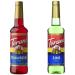 Torani Strawberry Flavour Syrup 750ml PET & Syrup Lime 25.4 Ounce (Pack of 1) Green