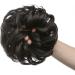 2PCS Curly Wavy Messy Hair Bun Extensions for Women Girls - Natural Black 2 - Buy Online on GoSupps.com