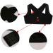 Sgnsvj Ladies Women Adjustable Shoulder Back Posture Corrector Chest Brace Support Belt-Black-L Large - Buy Online on GoSupps.com