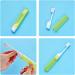 Fengek 10-Piece Mini Folding Travel Toothbrush Kit with Case - Portable for Adults, Camping, Hiking, Business Trips - 2 Styles, 9 Colors - Buy Online on GoSupps.com