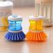 Home Kitchen Washing Tool Plastic Pot Pan Dish Bowl Cleaning Brush Scrubber Blue Nice and Deft - Buy Online on GoSupps.com