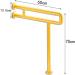 Bathroom Grab Bar Outer Tube The erly Pregnant Women Disabled Barrier-free Bathroom Support Handle (Color : Yellow) (Yellow) - Buy Online on GoSupps.com