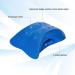 Tlily Foam Lumbar Support Device - Pain Relief for Lower Back Spine Bridge & Supportive Pillows - Blue - Buy Online on GoSupps.com