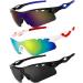 Jostift 3-Piece Sports Sunglasses Set | Polarized Bicycle & Running Glasses for Men & Women - Shop Internationally! - Buy Online on GoSupps.com