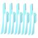 Lot de 30 tondeuses sourcils pliables pour dermaplaning - Pour sourcils - En acier inoxydable - Sans