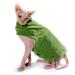Caracaleap dog sweater - soft and warm t -shirt dog winter spring clothes coat cat sweater sweater sweaters sweater soft fuzzy for small dogs cats s green