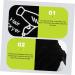 Baluue 6 Pcs Storage Bag Toiletry Organizer Drawstring Closure Cover Mini Hairdryer Bag Black Velvet - Buy Online on GoSupps.com