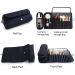 Portable Makeup Brush Storage Bag - 12-Bag Brush Roll-Up Pouch Organizer for Women | Perfect for Makeup Artists - Black - Buy Online on GoSupps.com