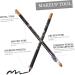 CRILSTYLEO 8pcs Waterproof Eyebrow Pen Makeup Eyebrow Eyeliner Brown Pencil with Sharpener 1 count (Pack of 1) Black - Buy Online on GoSupps.com
