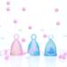 Buy Mini Ring Menstrual Cup - Small & Medium | Reusable Silicone | Easy Loop Pull Stem for Leak-Proof Period Protection - Buy Online on GoSupps.com