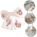 Beavorty embroidered butterfly hair clip french hair clips decorative hair clips bow for hair Bow Clip hair clips for women Fabric Hair Bow Bride Bow Barrette Back Hair Bowknot Miss bow tie - Buy Online on GoSupps.com