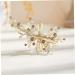 Holiday Decorations Bride Hair Clip Wedding Hair Clip Flower Wedding Hair Piece For Bride Hair Comb Barrette Bridal Hair Accessories Gold - Buy Online on GoSupps.com