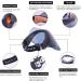 Hapifri Face Shield Sunglasses Sun Visor UPF 70+ UV Protection for Outdoors Sports - Black Small - Buy Online on GoSupps.com