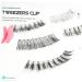 FRCOLOR 15 Pcs False Eyelash Tools Set - Mascara Clips Tweezers & Comb - Pink Makeup Essentials for Perfect Lashes - Buy Online on GoSupps.com