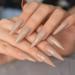 24pcs Natural Look Glossy Light Brown Acrylic Full Cover False Nails - Perfect for Easy Stylish Nail Art - Buy Online on GoSupps.com