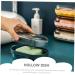 GAXIRE 2pcs Box Soap Box Portable Soap Dish Toilet Soap Holder Soap Dish with Cover Bar Soap Holder for Shower Kitchen Soap Holder Soap Dish with Lid Trays Toiletries Household Pp Travel - Buy Online on GoSupps.com