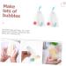 Baluue 4 Pcs Foaming Net Soap Mesh Pouches Portable Soap Exfoliating Soap Bag Soap Pouch White Pe - Buy Online on GoSupps.com