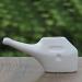 Traveller's Ceramic Neti Pot with 5 Sachets Neti Salt - Nasal Cleansing Kit - Buy Online on GoSupps.com