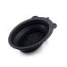 Freetune foldable shaving bowl-silicone-rubbery multi-purpose bowl-pocket size easy to wear durable flexible black